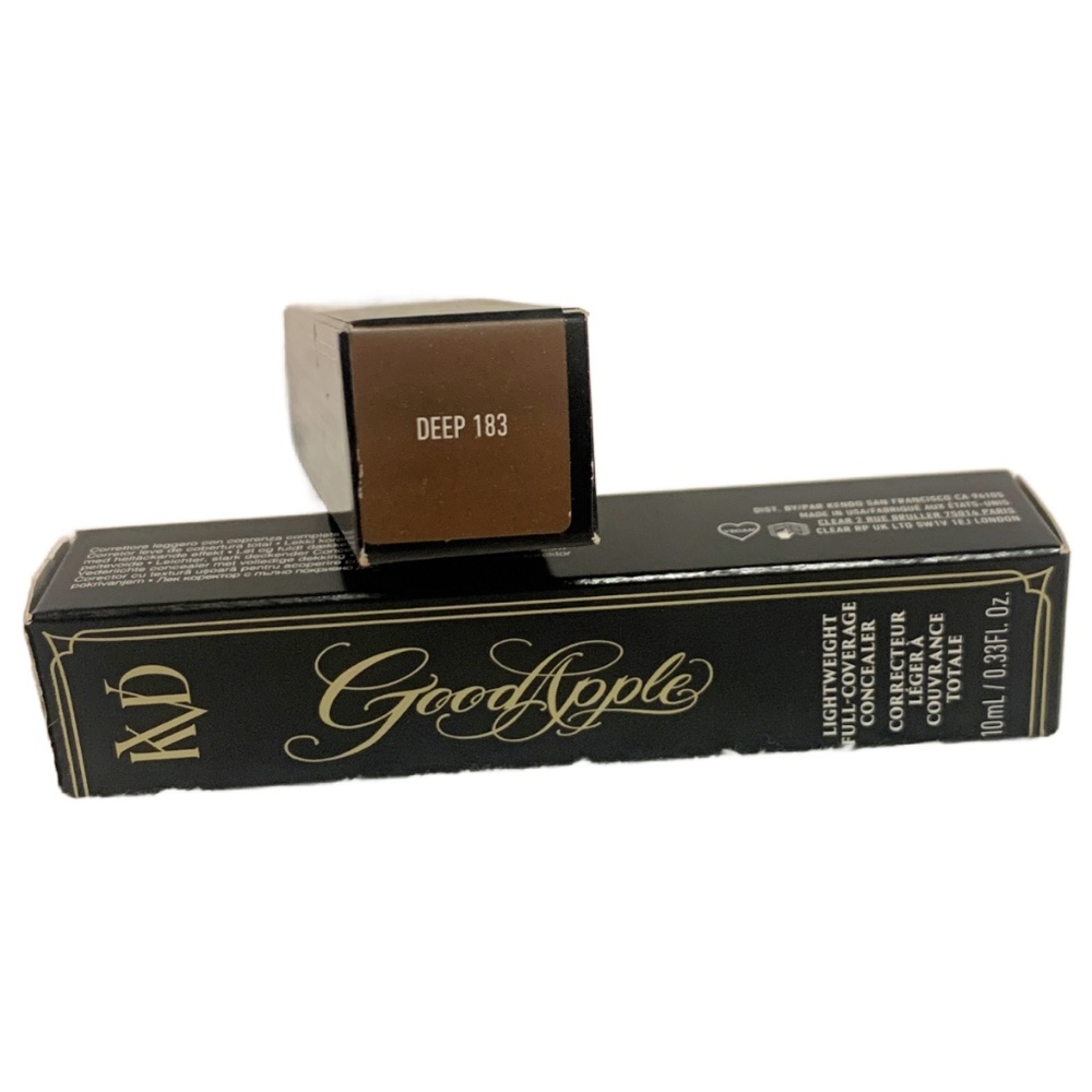 KVD Beauty Good Apple Lightweight Full-Coverage Concealer DEEP 183 Lot of 2 New